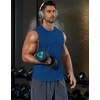 COOFANDY Mens Workout Tank Tops Cotton Cut Off Sleeveless Muscle Shirts Gym Athletic Running T Shirt(Royal Blue)