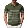 Army Green (White Stripes)