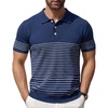 Navy Blue (White Stripes)