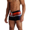 A Pattern3 - Navy Blue & Orange Racer