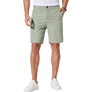 COOFANDY Men’s Casual Shorts 9 Inch Flat Front Lightweight Summer Beach Vacation Shorts with 4 Pockets(Light Green)