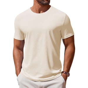 COOFANDY Men’s T Shirt Short Sleeve Crew Neck T-Shirt Casual Summer Classic Basic Tee Shirts(02-beige)