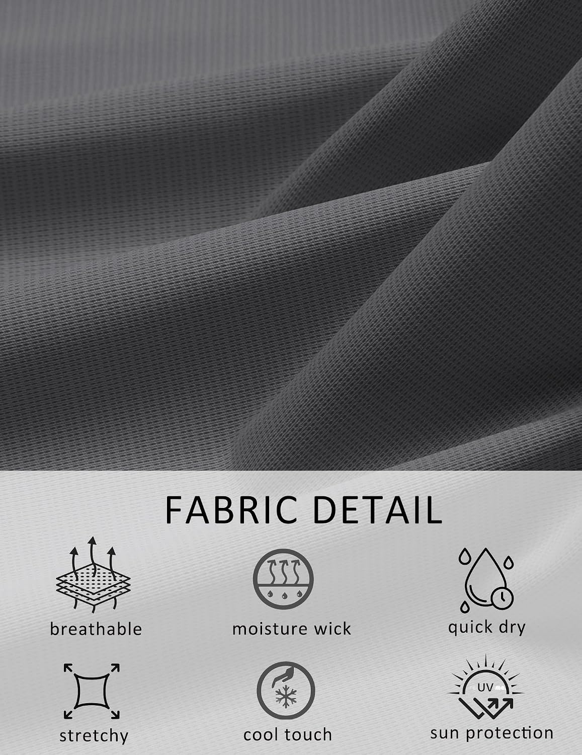 image:imageCOOFANDY Mens Gym Workout Shorts Quick Dry Athletic LooseFit Lightweight Running Shorts with Zipper PocketsDark Gray