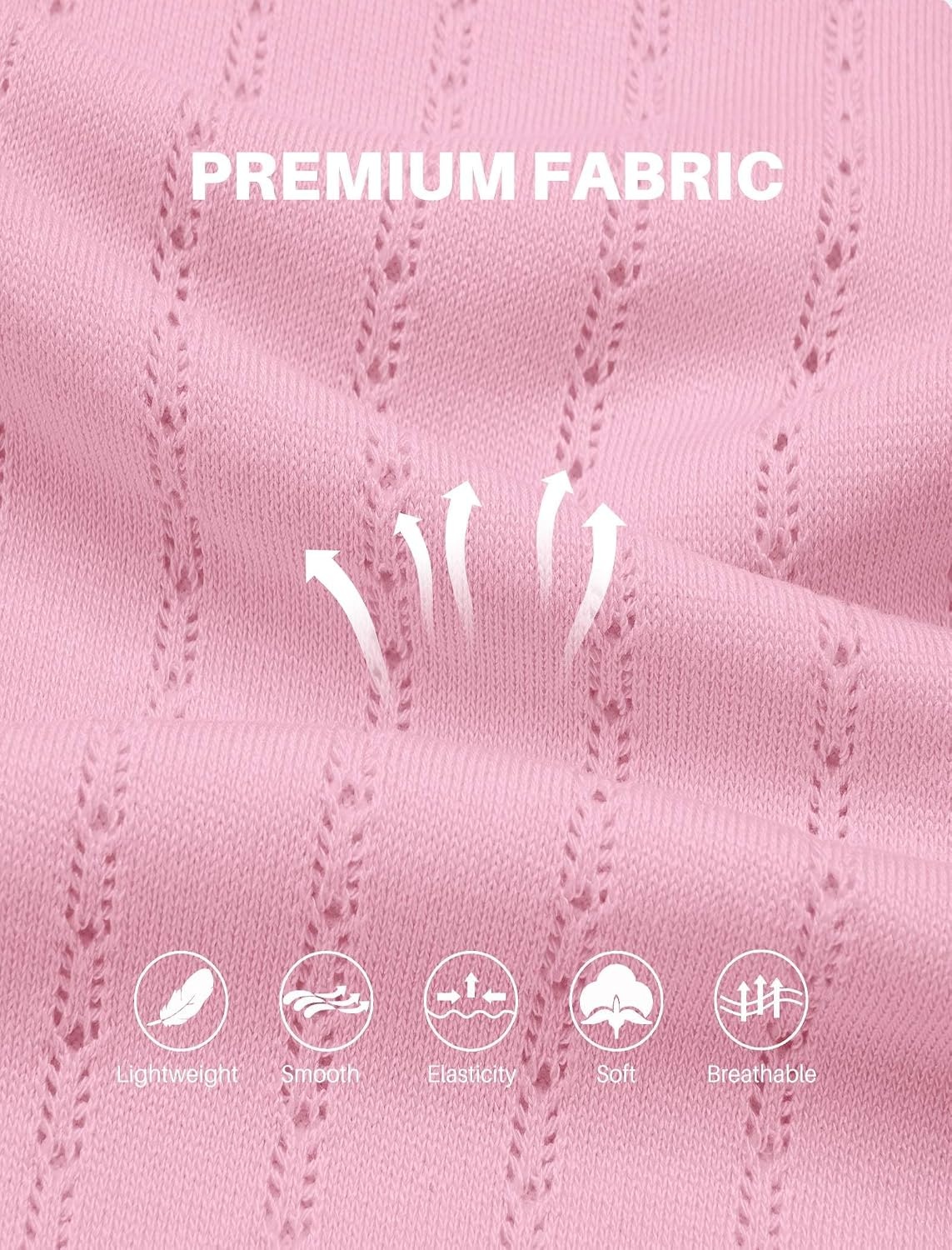 image:imageCOOFANDY Mens Short Sleeve Knit Shirt Casual Button Down Shirt Vintage Striped Knitted Golf Beach TopsCoral Pink