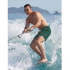 COOFANDY Men Swim Trunk with Compression Liner 2 in 1 Swimwear Bathing Suit Quick Dry Board Short(P Army Green Flower)