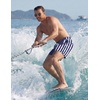 COOFANDY Men Swim Trunk with Compression Liner 2 in 1 Swimwear Bathing Suit Quick Dry Board Short(Print American Flag-4)