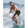 COOFANDY Men Swim Trunk with Compression Liner 2 in 1 Swimwear Bathing Suit Quick Dry Board Short(Printed Army Green)