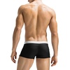 COOFANDY Mens Swim Trunks Swimwear Bathing Suit Swim Brief Square Leg Board Short S-3XL(1 – Black and White)