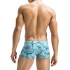 COOFANDY Mens Swim Trunks Swimwear Bathing Suit Swim Brief Square Leg Board Short S-3XL(1 – Blue Whales)