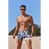 COOFANDY Mens Swim Trunks Swimwear Bathing Suit Swim Brief Square Leg Board Short S-3XL(1 – Coconut Tree Print)