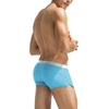 COOFANDY Mens Swim Trunks Swimwear Bathing Suit Swim Brief Square Leg Board Short S-3XL(1 – Ice Blue and White)