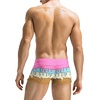 COOFANDY Mens Swim Trunks Swimwear Bathing Suit Swim Brief Square Leg Board Short S-3XL(1 – Multicolor Ice Cream)