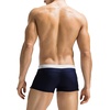 COOFANDY Mens Swim Trunks Swimwear Bathing Suit Swim Brief Square Leg Board Short S-3XL(1 – Navy and White)