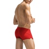 COOFANDY Mens Swim Trunks Swimwear Bathing Suit Swim Brief Square Leg Board Short S-3XL(1 – Red)