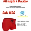 COOFANDY Mens Swim Trunks Swimwear Bathing Suit Swim Brief Square Leg Board Short S-3XL(1 – Red)