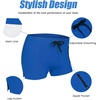 COOFANDY Mens Swim Trunks Swimwear Bathing Suit Swim Brief Square Leg Board Short S-3XL(1 – Royal Blue)