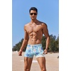 COOFANDY Mens Swim Trunks Swimwear Bathing Suit Swim Brief Square Leg Board Short S-3XL(1 – Starfish Print)