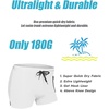 COOFANDY Mens Swim Trunks Swimwear Bathing Suit Swim Brief Square Leg Board Short S-3XL(1 – White)