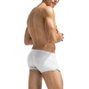 COOFANDY Mens Swim Trunks Swimwear Bathing Suit Swim Brief Square Leg Board Short S-3XL(1 – White)