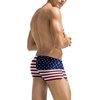 COOFANDY Mens Swim Trunks Swimwear Bathing Suit Swim Brief Square Leg Board Short S-3XL(American Flag(deep Navy))