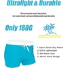 COOFANDY Mens Swim Trunks Swimwear Bathing Suit Swim Brief Square Leg Board Short S-3XL(Aquamarine Blue)