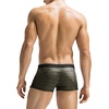 COOFANDY Mens Swim Trunks Swimwear Bathing Suit Swim Brief Square Leg Board Short S-3XL(Army Green and Black Triangle)