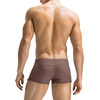 COOFANDY Mens Swim Trunks Swimwear Bathing Suit Swim Brief Square Leg Board Short S-3XL(Brown)