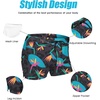 COOFANDY Mens Swim Trunks Swimwear Bathing Suit Swim Brief Square Leg Board Short S-3XL(Green Leaves)