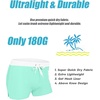COOFANDY Mens Swim Trunks Swimwear Bathing Suit Swim Brief Square Leg Board Short S-3XL(Ice Green)