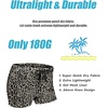COOFANDY Mens Swim Trunks Swimwear Bathing Suit Swim Brief Square Leg Board Short S-3XL(Leopard Print)