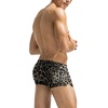 COOFANDY Mens Swim Trunks Swimwear Bathing Suit Swim Brief Square Leg Board Short S-3XL(Leopard Print)