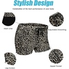 COOFANDY Mens Swim Trunks Swimwear Bathing Suit Swim Brief Square Leg Board Short S-3XL(Leopard Print)
