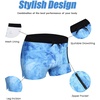 COOFANDY Mens Swim Trunks Swimwear Bathing Suit Swim Brief Square Leg Board Short S-3XL(Pattern 2)