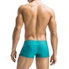 COOFANDY Mens Swim Trunks Swimwear Bathing Suit Swim Brief Square Leg Board Short S-3XL(Peacock Blue)