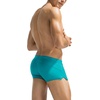 COOFANDY Mens Swim Trunks Swimwear Bathing Suit Swim Brief Square Leg Board Short S-3XL(Peacock Blue)
