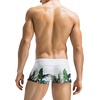 COOFANDY Mens Swim Trunks Swimwear Bathing Suit Swim Brief Square Leg Board Short S-3XL(Tropical Print)