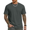 COOFANDY Mens T Shirts Short Sleeve Heavyweight Tshirt Casual Crew Neck Tee Shirts for Men(Army Green)