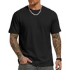 COOFANDY Mens T Shirts Short Sleeve Heavyweight Tshirt Casual Crew Neck Tee Shirts for Men(Black)