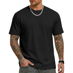 COOFANDY Mens T Shirts Short Sleeve Heavyweight Tshirt Casual Crew Neck Tee Shirts for Men(Black)