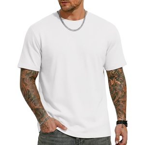 COOFANDY Mens T Shirts Short Sleeve Heavyweight Tshirt Casual Crew Neck Tee Shirts for Men(White)