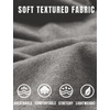 COOFANDY Men’s Soft Henley Short Sleeve T Shirts Casual Basic Shirt with Pocket 3 Button Tees Summer Tops(Light Grey)