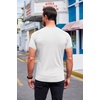 COOFANDY mens Soft(American Flag White)