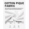 COOFANDY Men’s Casual Henley Shirt Short Sleeve Cotton Pique Band Collar Shirt Summer Button Basic Tee Shirts(White)