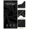 COOFANDY Mens Henley Shirts Short Sleeve Casual Button T-Shirts Basic Tee Shirts Summer Vintage T Shirts with Pocket(A Pure Black)