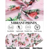 COOFANDY Mens Hawaiian Shirt Short Sleeve Tropical Button Up Vacation Beach Shirt(Pink – Car)