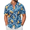B - Dark Blue & Yellow Floral