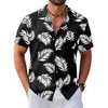 Black - Palm Leaf