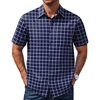 Navy Blue Plaid