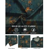 COOFANDY Men’s Hawaiian Shirt Short Sleeve Floral Button Down Shirts Tropical Holiday Beach Shirts(Blue Oil Painting)