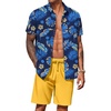 Palm Leaf Navy